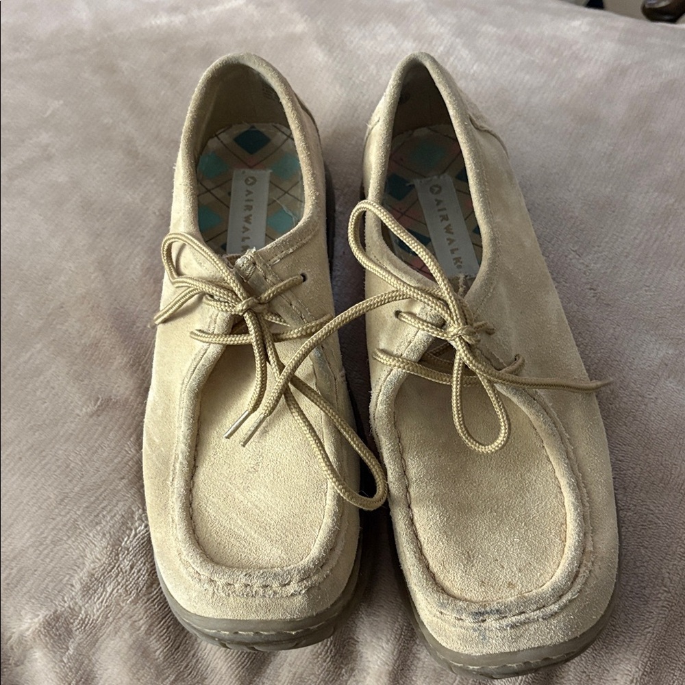 Airwalk Tan Suede Shoes